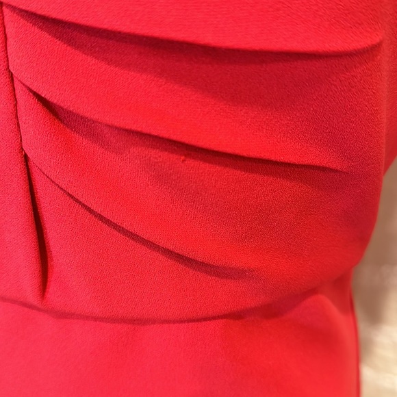 Badgley Mischka Puff Sleeve Cocktail Dress - Picture 7 of 13